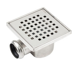 15x15 stainless steel siphonic trap drain