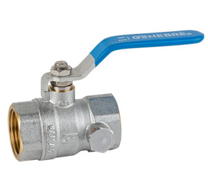 Ball valve with side inlets