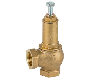 Pressure relief valve with conveyed discharge