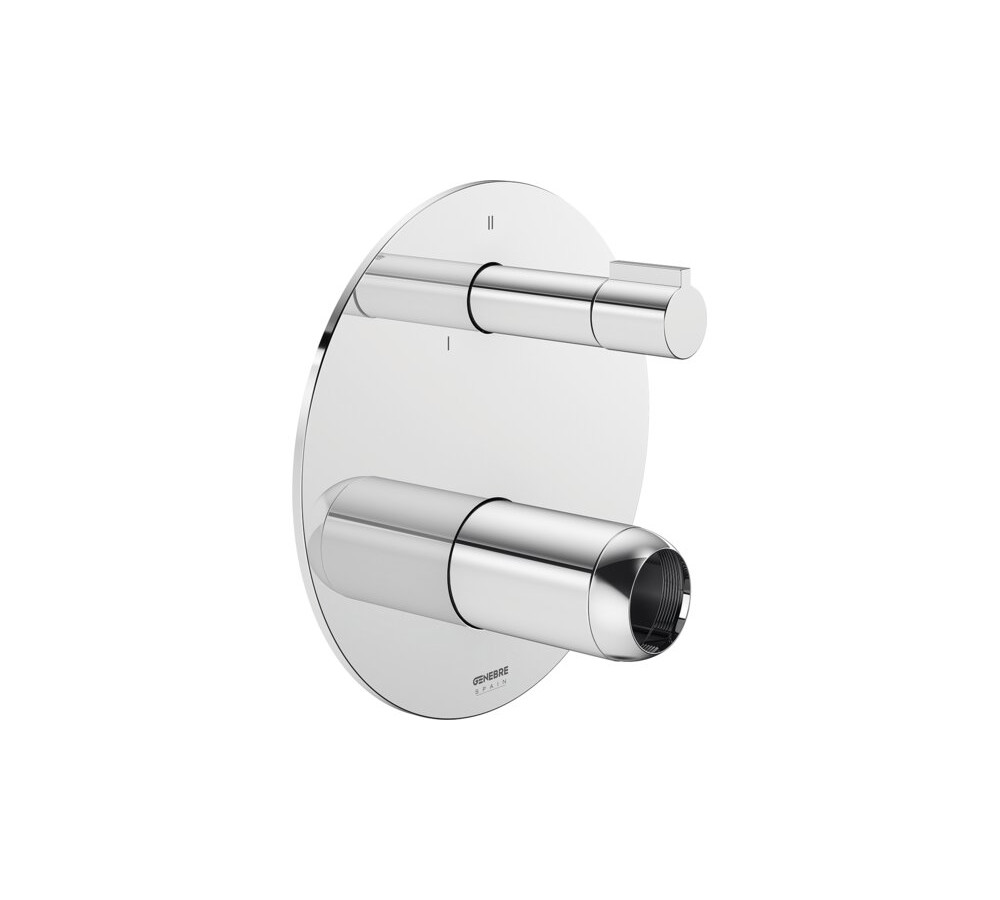 Function Plate Assembly Three Way GENEBRE: Built-in 3 way round plate Kit