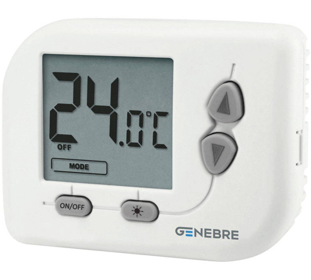 GENEBRE: TERMOSTATO PROGRAMABLE SEMANAL FRIO/CALOR