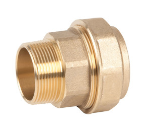 Straight male connector