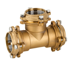“T” triple coupling connector