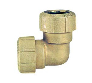 “L” elbow compression connector