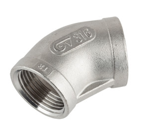 45º elbow F-F NPT thread