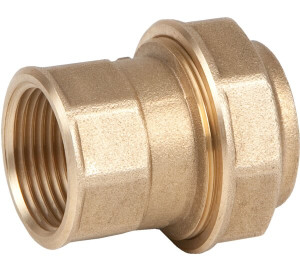 Straight female connector