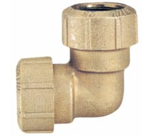 “L” elbow compression connector