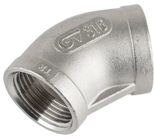 45º elbow F-F NPT thread