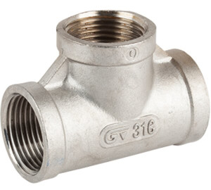 Equal tee F NPT thread