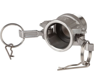 Fitting Type B: Female Camlock -  Male Thread ISO 7-1 (EN 10226-1).