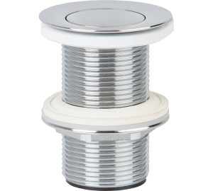 Click pop-up waste for basin and bidet 1 1/4" Chromed