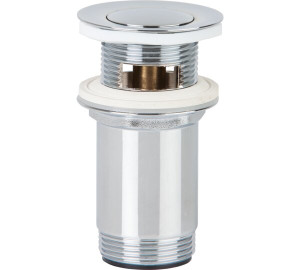 double function click pop-up waste for basin and bidet 1 1/4" Chromed
