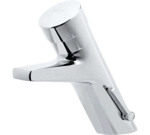 Mixer timed basin tap Chromed