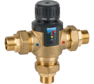 Thermostatic Mixing valve with interchangeable cartridge