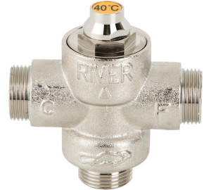 Divert thermostatic valve