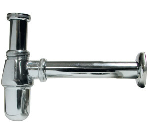 Extensible basin siphon 1 1/4"