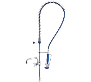 High pre-rinse column with spout 1/2" Industrial Kichen
