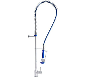High pre-rinse column with single lever sink mixer 1/2" Industrial Kichen