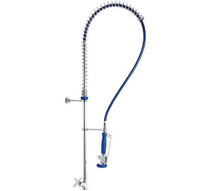 High pre-rinse column with vertical tap 1/2" Industrial Kichen