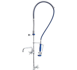 High pre-rinse column with vertical tap and soput 1/2" Industrial Kichen