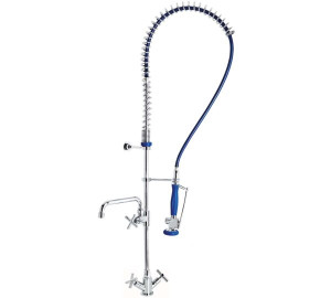 High pre-rinse column with sink mixer and spout 1/2" Industrial Kichen