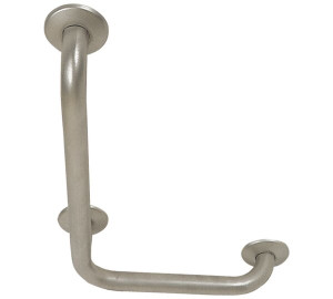 Fixed 90º angle right bar for WC, bidet and wash basin