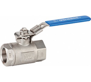 2 pcs reduced bore ball valve