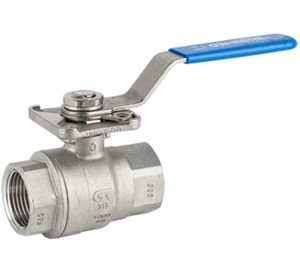 2 pcs full bore ball valve NPT thread