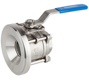 Tank bottom full bore ball valve