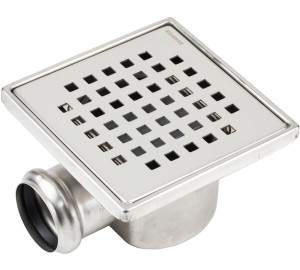 15x15 stainless steel siphonic trap drain