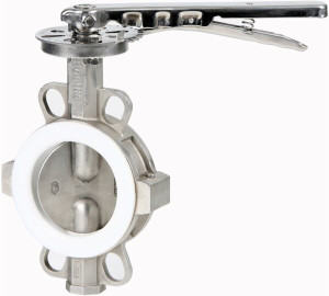 Wafer type butterfly valve<br>Mounting between flanges PN 10/16 - ANSI 150 lbs