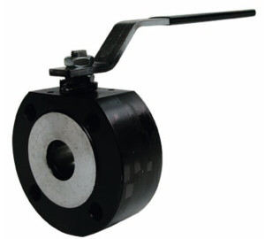 Wafer type. 1 pc full bore ball valve mounting between flanges PN 16