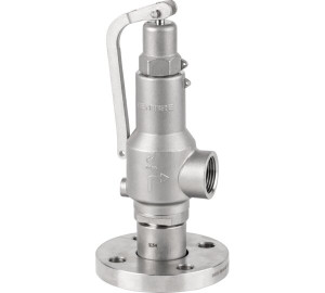 Safety Valve with flaged end and lever