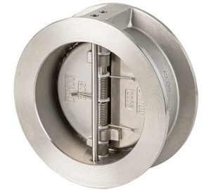 Wafer type. Double disk check valve PN 25
