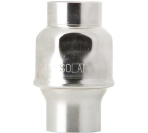 “Small” check valve “Idrja” for solar energy