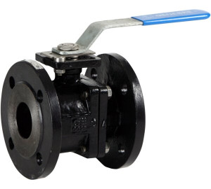 2 pcs. Full bore ball valve flanges DIN PN 16