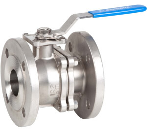 2 pcs full bore ball valve flanges DIN; FIRE-SAFE Certification