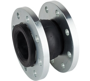 Rubber expansion - joint-single wave