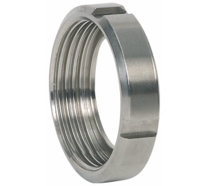 Threaded ring for welded connector