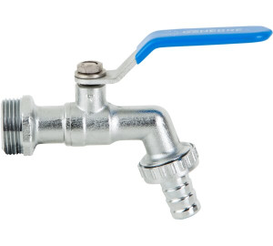 Bibcock ball valve. Standard bore.