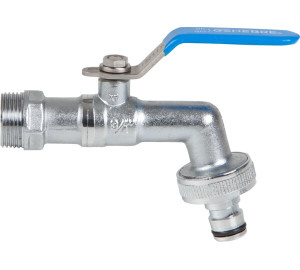 Bibcock Rapid-Ge ball valve with antifreeze system
