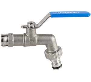 Bibcock stainless steel Rapid-Ge ball valve