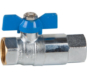 Ball valve with check valve