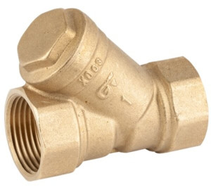 “Y” brass strainer