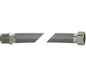 AISI 316L Stainless steel flexible extensible hose 3/4" - 3/4"