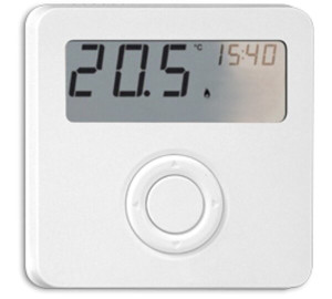 Wall mounted electronic thermostat