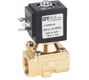 2 ways indirect acting solenoid valve N.C.