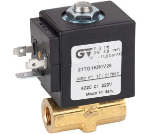 2 ways direct acting solenoid valve N.C.