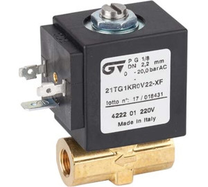 2 ways direct acting solenoid valve N.C.