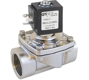 2 ways mixed acting solenoid valve N.C.